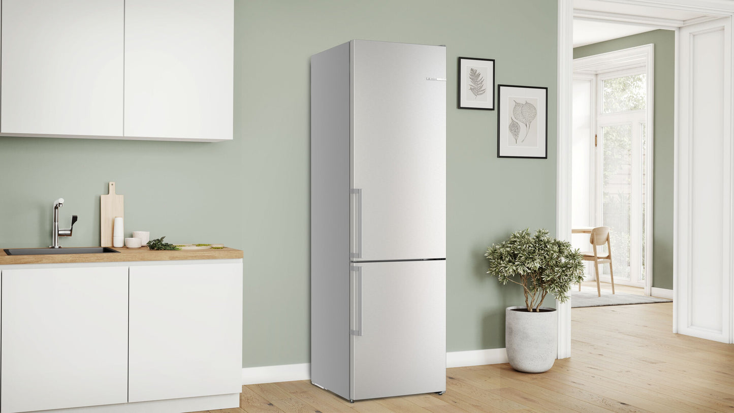 Bosch Serie 6 KGN39AIAU koel-vriescombinatie Vrijstaand 363 l Roestvrijstaal