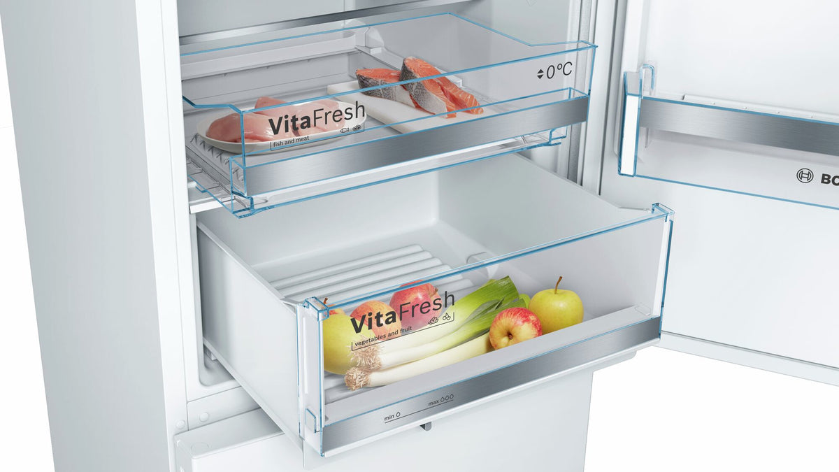 Bosch Serie 6 KGE36EWCP koel-vriescombinatie Vrijstaand 308 l Wit