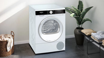 Siemens iQ500 WQ35G2C9NL wasdroger Vrijstaand Voorlader 8 kg Wit