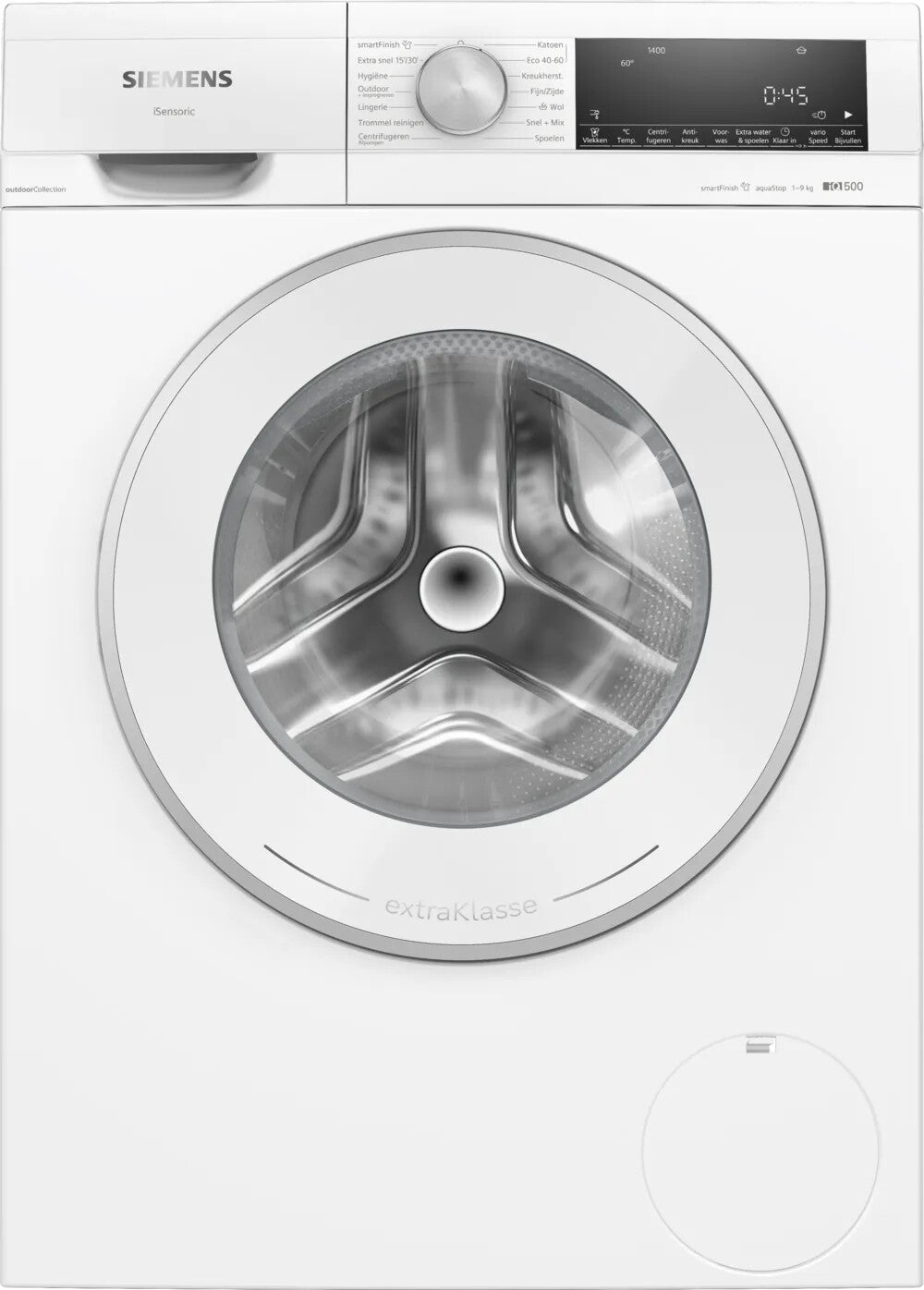 Siemens iQ500 WG44G2ZENL wasmachine Voorlader 9 kg 1400 RPM Wit