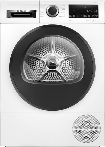 Bosch Serie 6 WQG245D7NL wasdroger Vrijstaand Voorlader 9 kg Wit
