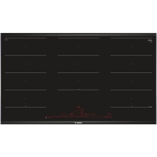 Bosch Serie 8 PXX975DC1E kookplaat Zwart, Roestvrijstaal Ingebouwd Inductiekookplaat zones 5 zone(s)