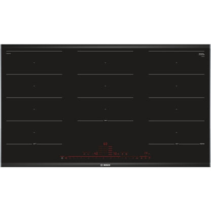 Bosch Serie 8 PXX975DC1E kookplaat Zwart, Roestvrijstaal Ingebouwd Inductiekookplaat zones 5 zone(s)