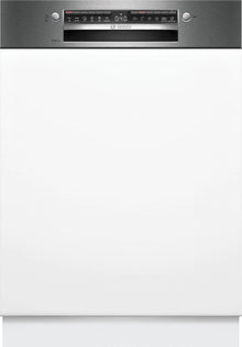 Bosch Serie 4 , Geïntegreerde vaatwasser, 60 cm, Geborsteld staal, SMI4HTS00E