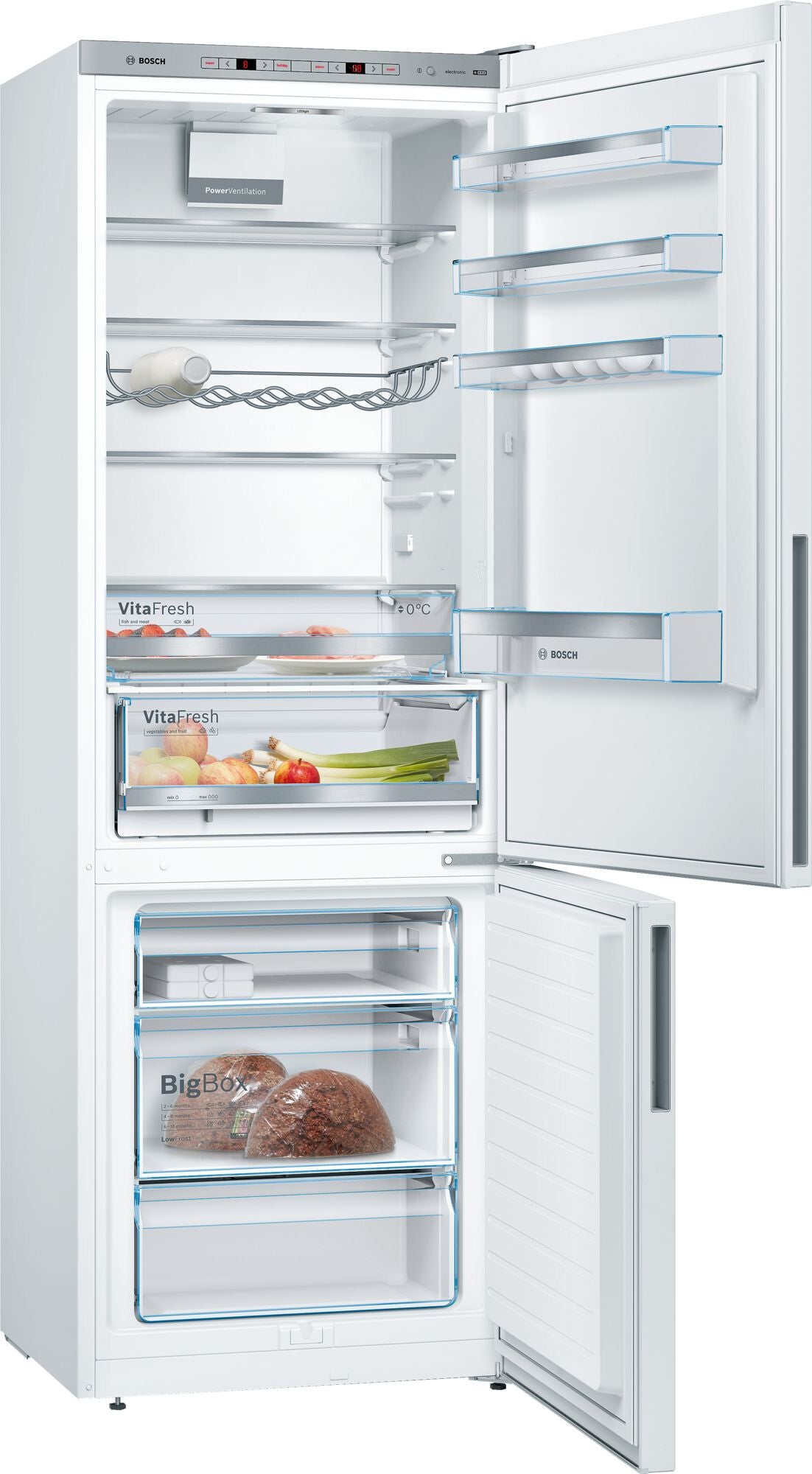 Bosch KGE49AWCA koel-vriescombinatie Vrijstaand 419 l Wit
