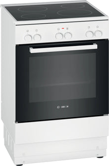 Bosch Serie 2 HKA004020U fornuis Vrijstaand fornuis Electrisch Keramisch Wit