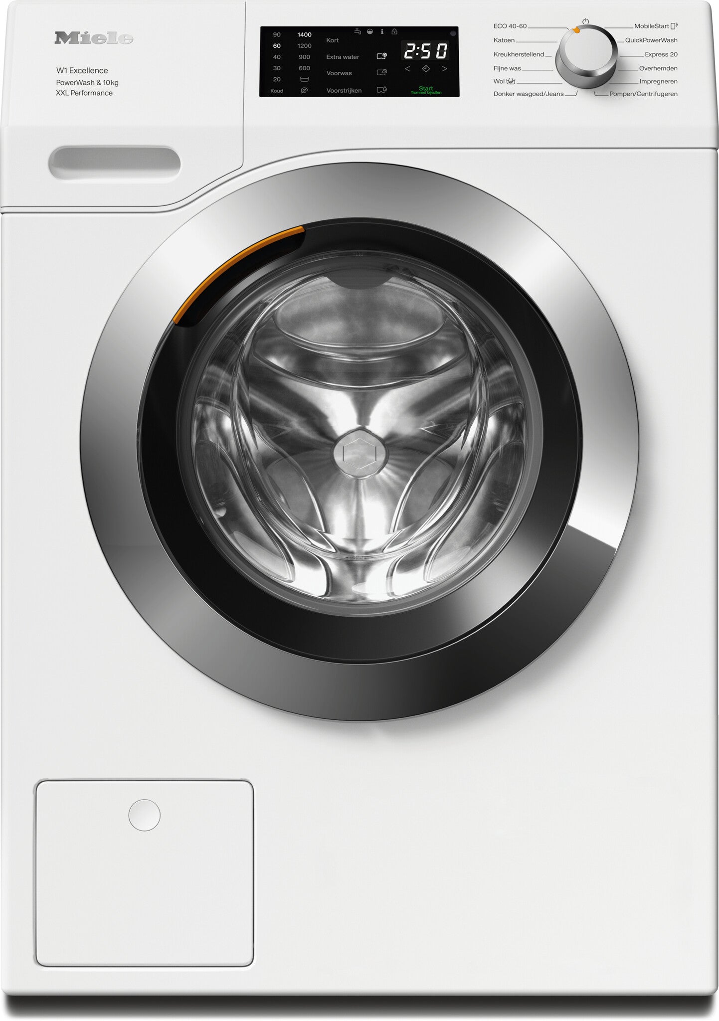 Miele WEK375WPS wasmachine Voorlader 10 kg 1400 RPM Wit