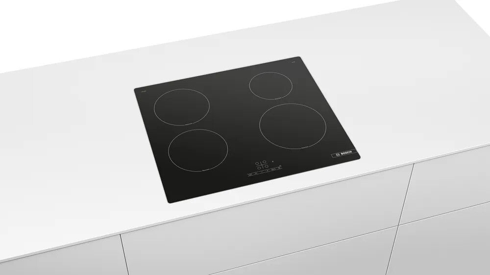 Bosch Serie 4 PIE61RBB5E kookplaat Zwart Ingebouwd 60 cm Inductiekookplaat zones 4 zone(s)