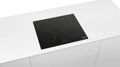 Bosch Serie 4 PIE61RBB5E kookplaat Zwart Ingebouwd 60 cm Inductiekookplaat zones 4 zone(s)