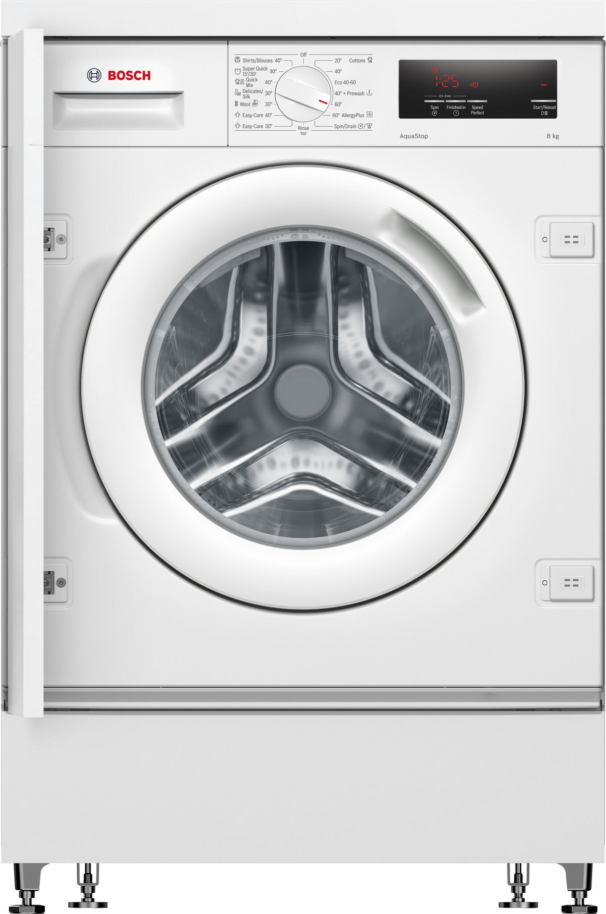 Bosch Serie 6 , Inbouw Wasmachine, voorlader, 8 kg, 1200 rpm, WIW24342EU