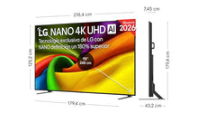 LG 98NU900B6LB 2,49 m (98") 4K Ultra HD Smart TV Wifi Zwart