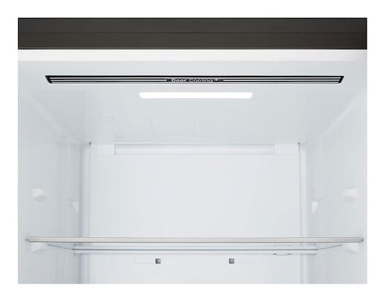 LG GBBS322AEV koel-vriescombinatie Vrijstaand 375 l Zwart