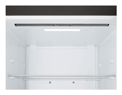 LG GBBS322AEV koel-vriescombinatie Vrijstaand 375 l Zwart