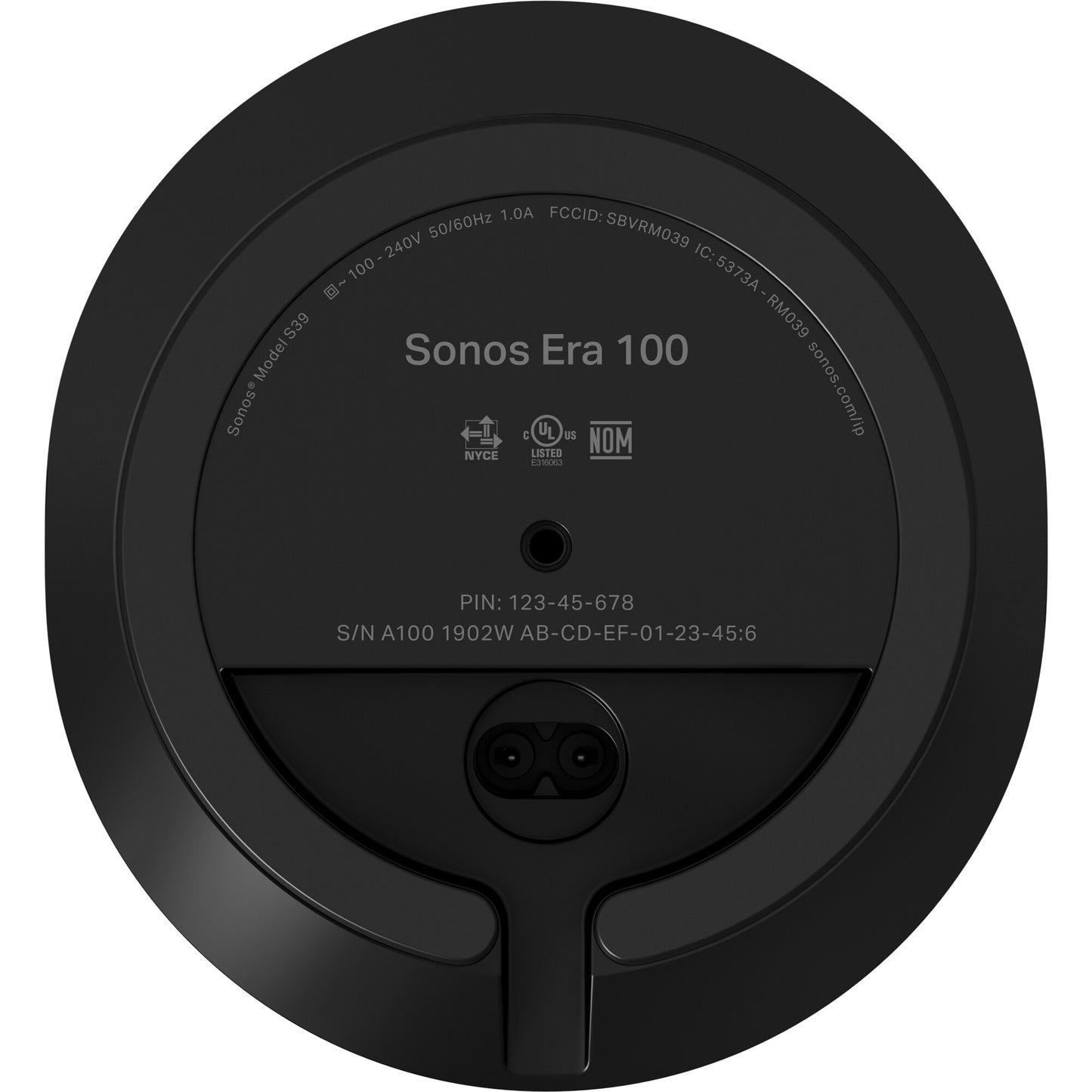Sonos Era 100 3-weg Zwart Bedraad en draadloos