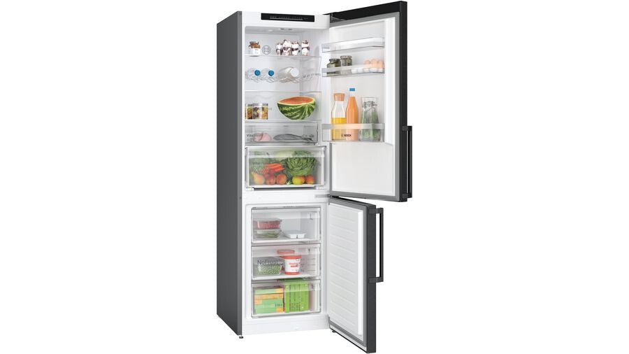 Bosch Serie 4 KGN36VXCT koel-vriescombinatie Vrijstaand 321 l Roestvrijstaal