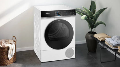 Siemens iQ700 WQ46B6CSNL wasdroger Vrijstaand Voorlader 9 kg Wit