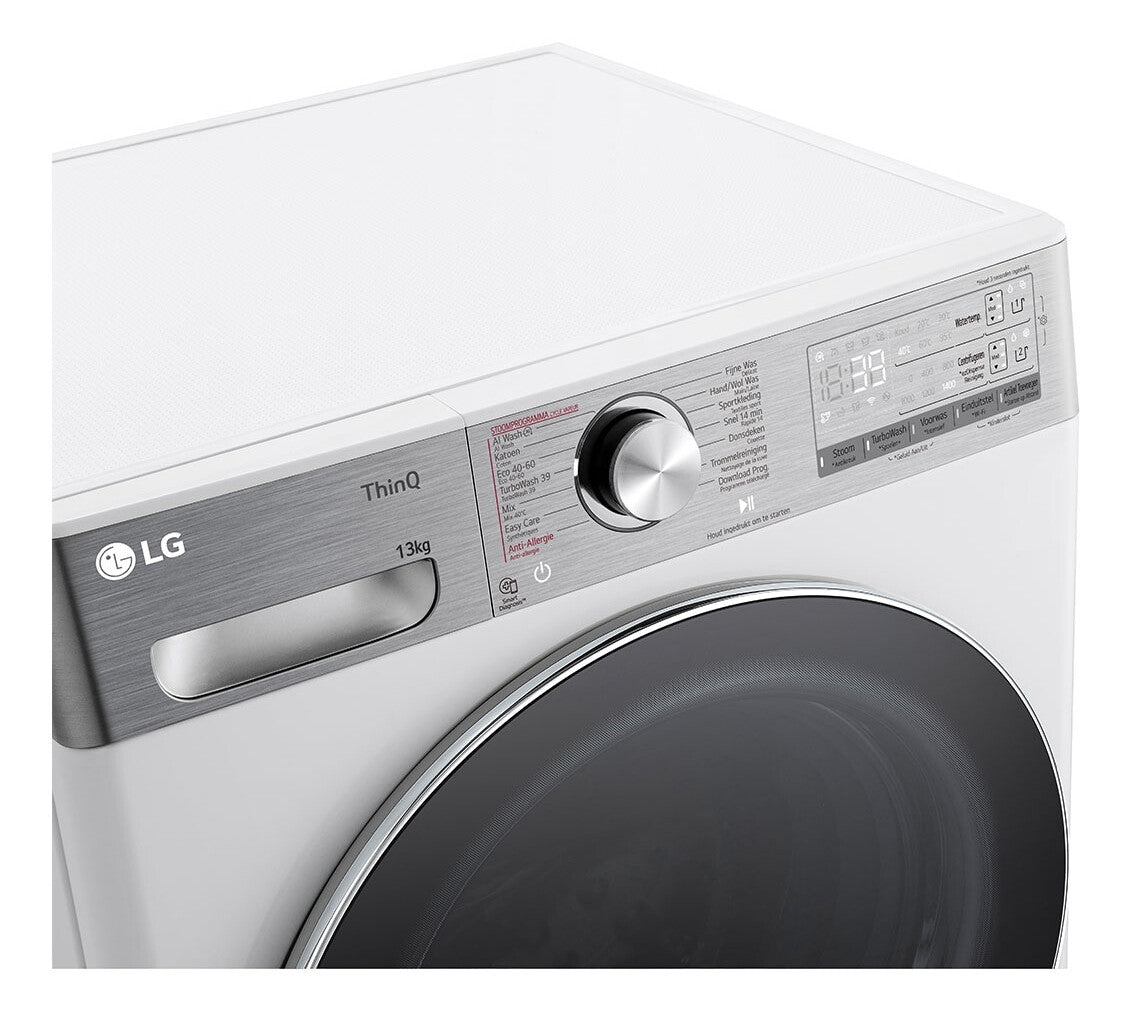 LG F4WR9513S2W wasmachine Voorlader 13 kg 1360 RPM Wit