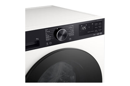 LG F4X5009THB wasmachine Voorlader 9 kg 1400 RPM Wit