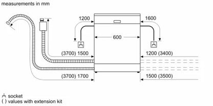Siemens iQ700 SN27TI02CE vaatwasser Vrijstaand 14 couverts
