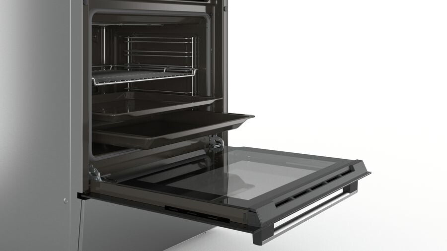 Bosch Serie 2 HKA090150 fornuis Vrijstaand fornuis Electrisch Keramisch Roestvrijstaal