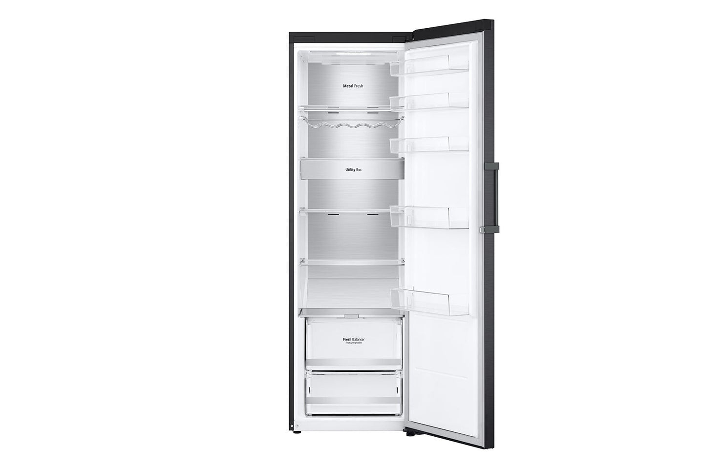 LG GLM71MCCSF koelkast Vrijstaand 386 l Zwart