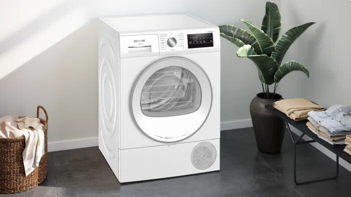 Siemens iQ300 WT45H20MNL wasdroger Vrijstaand Voorlader 8 kg Wit