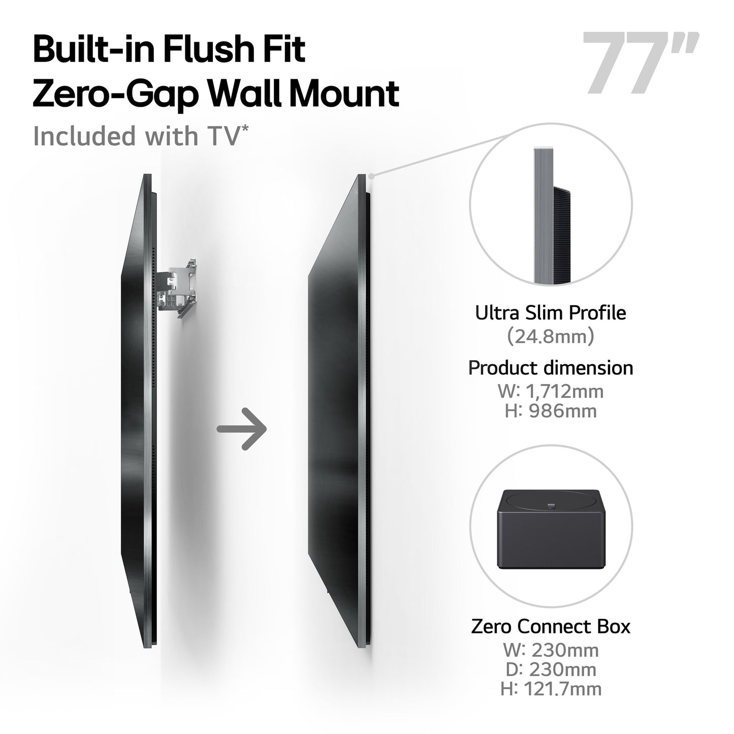 LG OLED evo AI OLED77M59LA.AEK 195,6 cm (77") 4K Ultra HD Smart TV Wifi Metallic