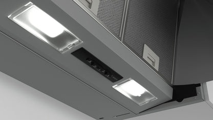 Bosch Serie 2 DEM66AC00 afzuigkap Semi-inbouw (uittrekbaar) Roestvrijstaal 625 m³/uur