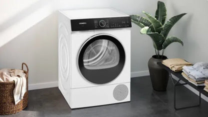 Siemens iQ500 WQ45H2B7NL wasdroger Vrijstaand Voorlader 9 kg Wit