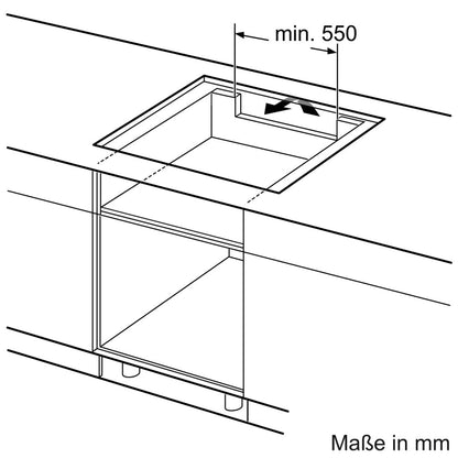 Bosch Serie 4 PIE811BB5E kookplaat Zwart Aanrecht 80 cm Inductiekookplaat zones 4 zone(s)