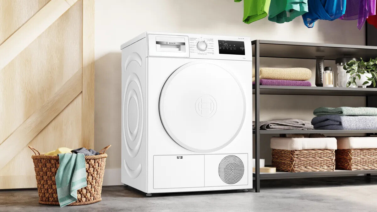 Bosch Serie 4 WTH8300LNL wasdroger Vrijstaand Voorlader 8 kg Wit