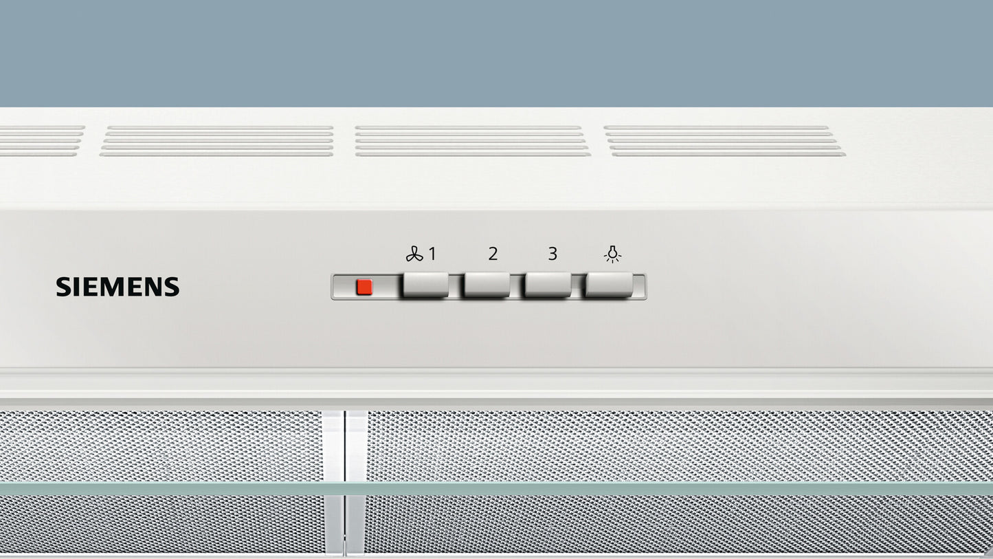 Siemens LU63LCC20 afzuigkap Onderbouw Wit 350 m³/uur
