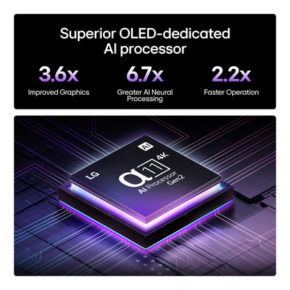 LG OLED evo AI OLED65M59LA.AEK 165,1 cm (65") 4K Ultra HD Smart TV Wifi Metallic