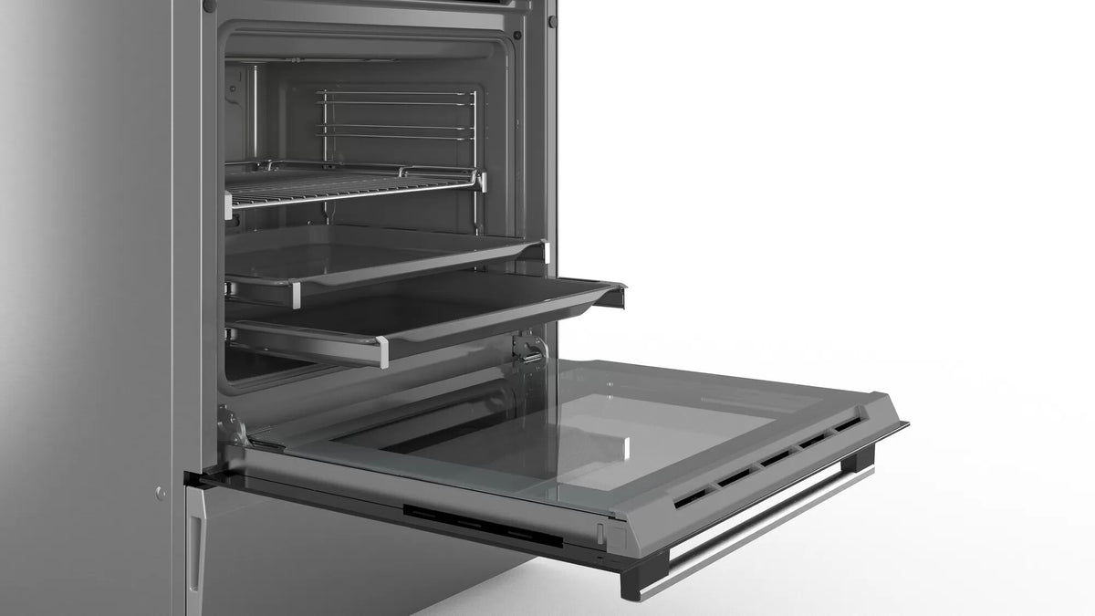 Bosch Serie 6 HLS59D351 fornuis Vrijstaand fornuis Electrisch Inductiekookplaat zones Roestvrijstaal
