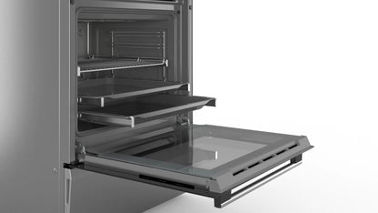 Bosch Serie 6 HLS59D351 fornuis Vrijstaand fornuis Electrisch Inductiekookplaat zones Roestvrijstaal