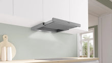 Bosch Serie 2 DFM064W55 afzuigkap Semi-inbouw (uittrekbaar) Metallic, Zilver 394 m³/uur