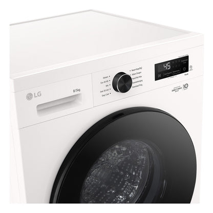 LG W4X1085NWB Was-droogcombinatie Vrijstaand Voorlader Wit