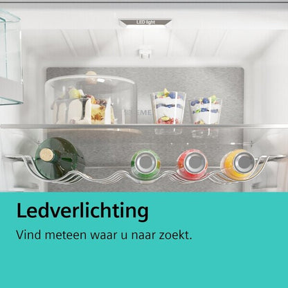 Siemens iQ100 KI42LNSE0 combi-koelkast Ingebouwd 187 l Wit
