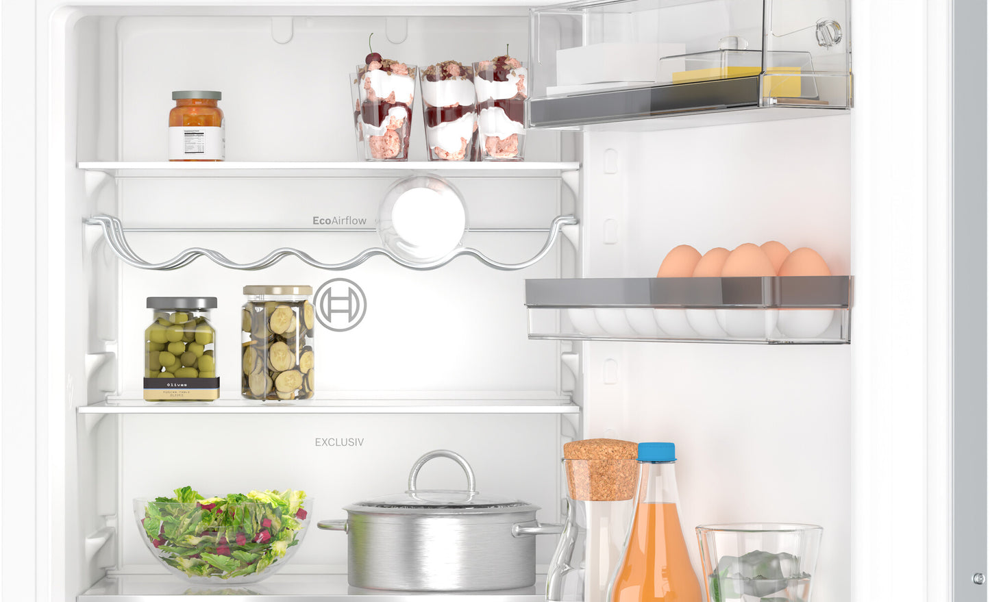 Bosch Serie 6 KIN86EDD0 koel-vriescombinatie Ingebouwd 260 l Wit