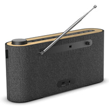 Loewe Radio. Frequency Draagbaar Digitaal Grijs, Hout