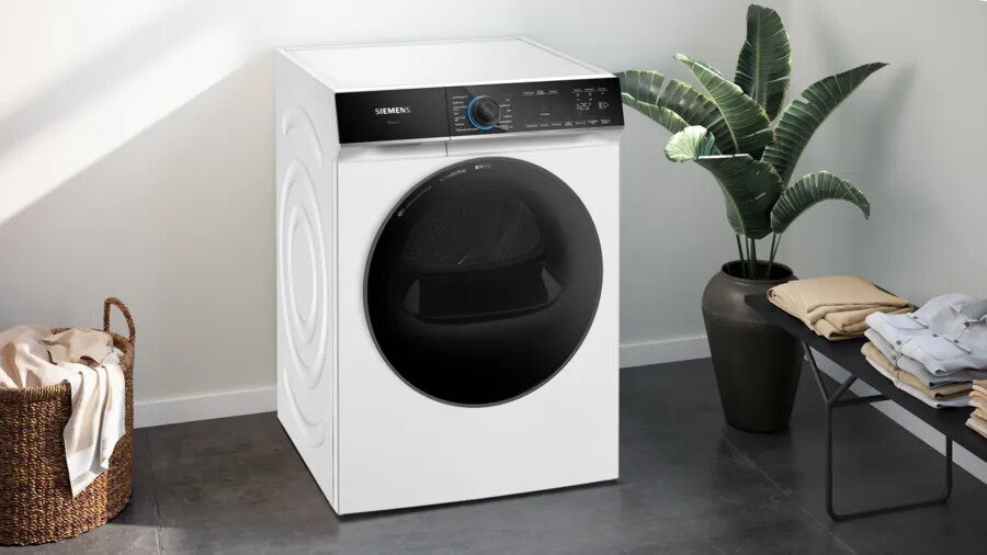Siemens WR47B2C7NL wasdroger Vrijstaand Voorlader 9 kg Wit