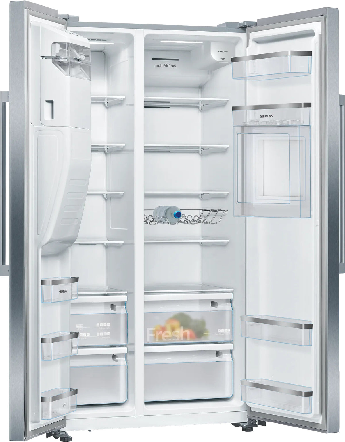 Siemens iQ500 KA93GAIDP amerikaanse koelkast Vrijstaand 560 l Grijs