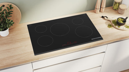 Bosch Serie 6 PIV831HB1E kookplaat Zwart Ingebouwd 80 cm Inductiekookplaat zones 5 zone(s)