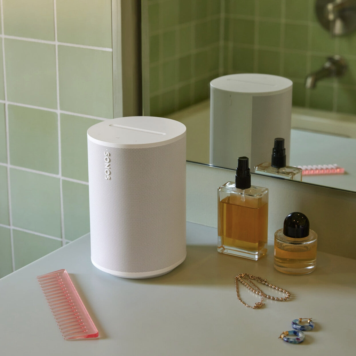 Sonos Era 100 SL Volledig bereik Wit Bedraad en draadloos