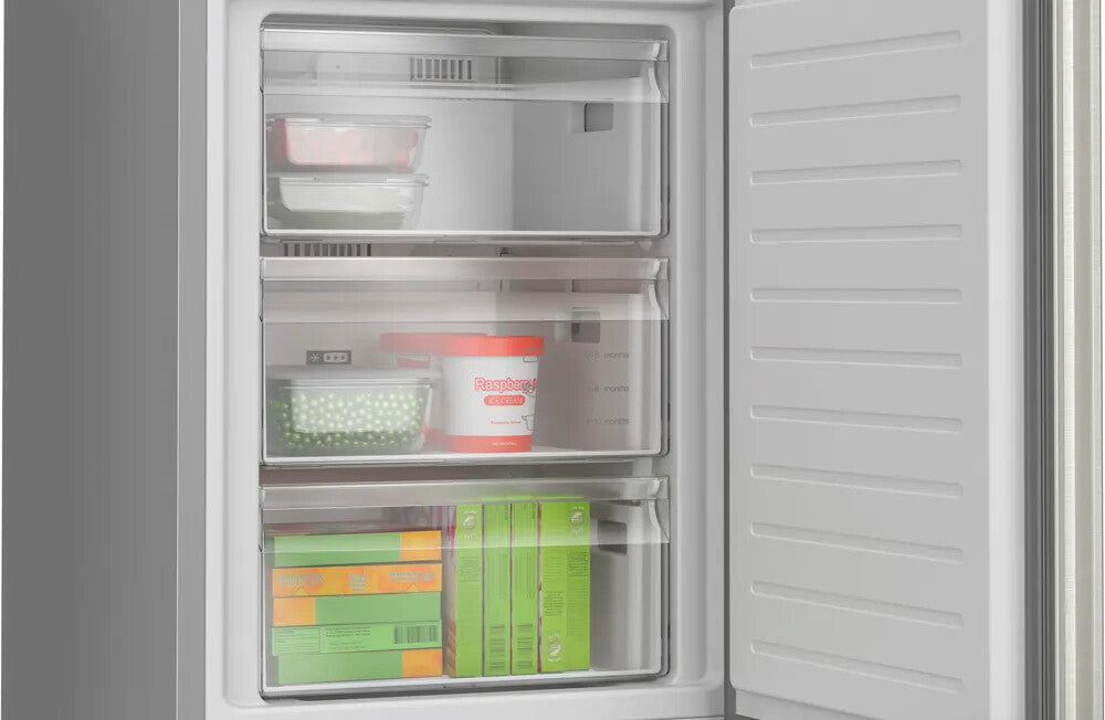 Bosch Serie 4 KGN362LAF koel-vriescombinatie Vrijstaand 321 l Metallic