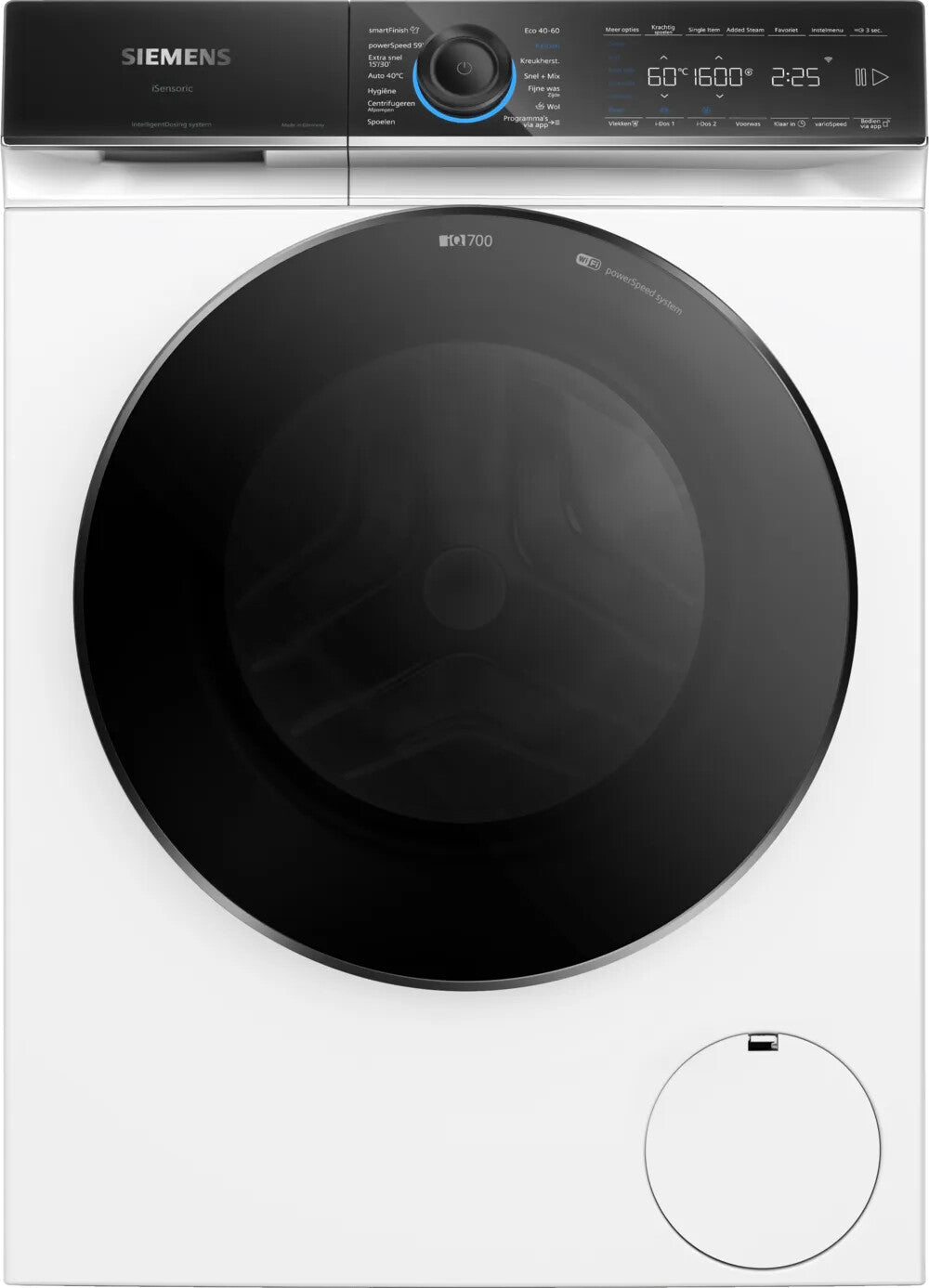 Siemens iQ700 WG56B2ABNL wasmachine Voorlader 10 kg 1600 RPM Wit