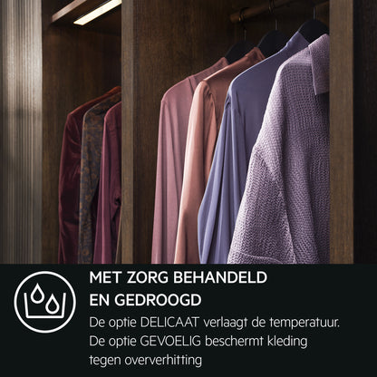 AEG Series 7000 TR7ROSTOCK wasdroger Vrijstaand Voorlader 9 kg Wit