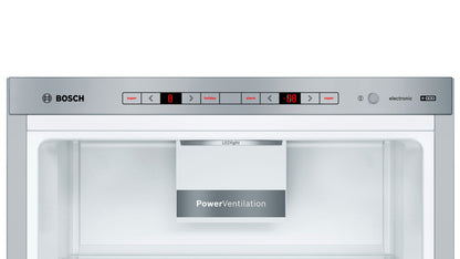 Bosch Serie 6 KGE398IBP koel-vriescombinatie Vrijstaand 343 l Roestvrijstaal