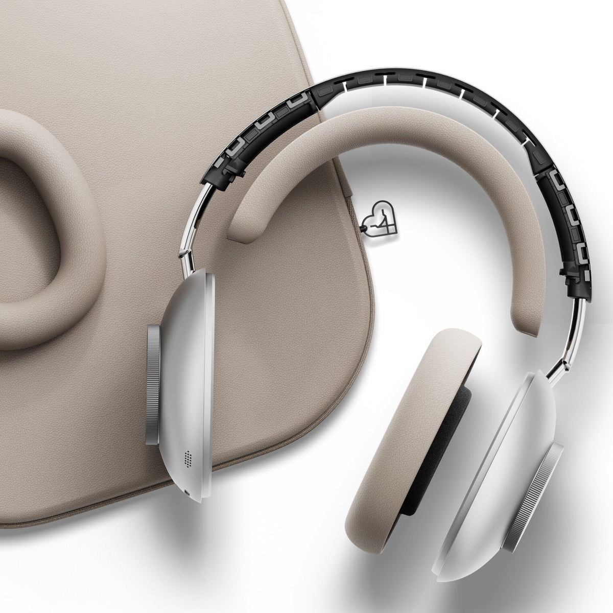 Loewe leo Headset Bedraad en draadloos Hoofdband Audiofiel Bluetooth Beige