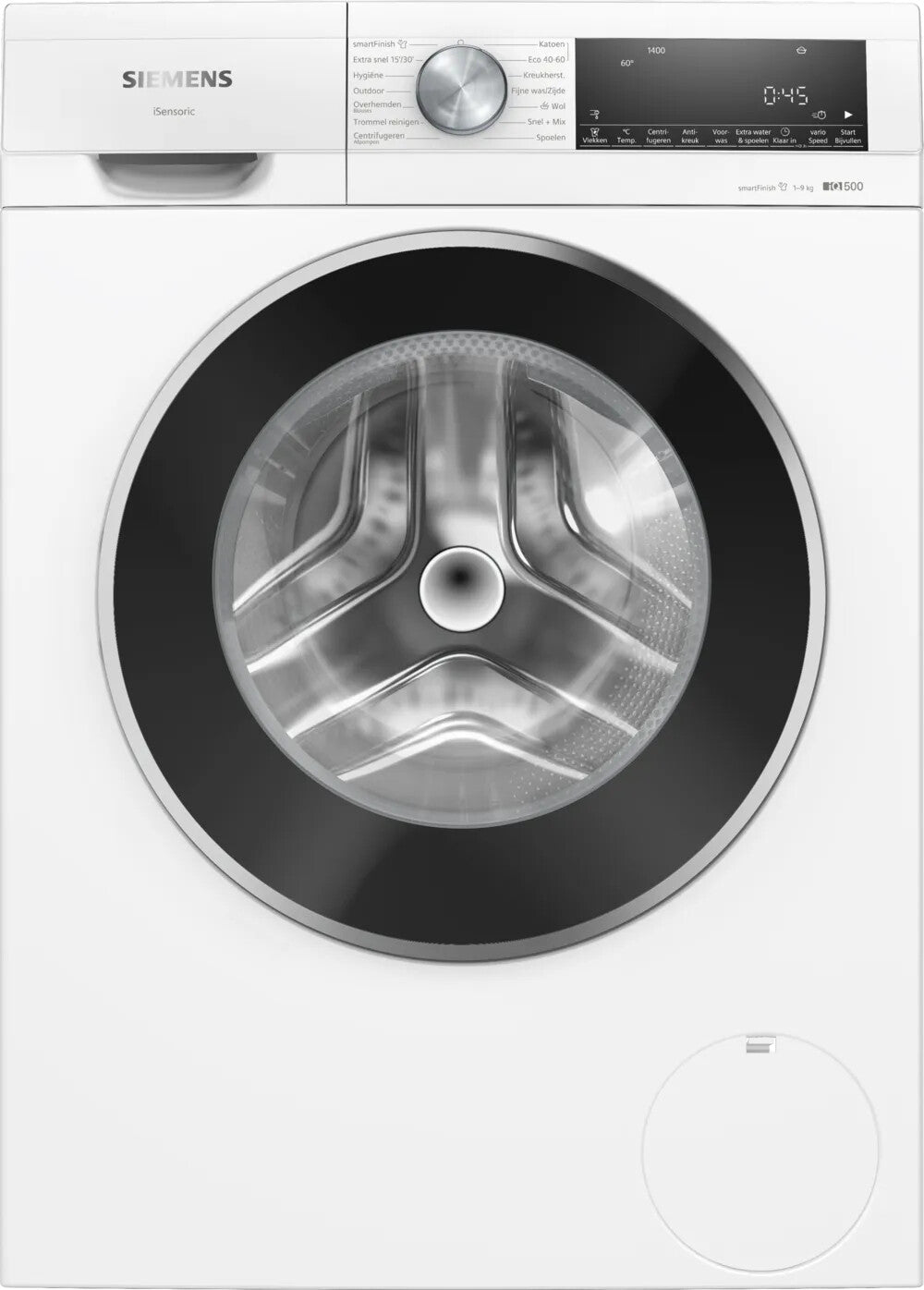 Siemens iQ500 WG44G2ZLNL wasmachine Voorlader 9 kg 1400 RPM Wit